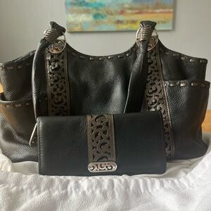Gorgeous Brighton Satchel with Matching Wallet